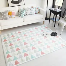 Nordic Rectangle Geometric Carpet For Living Room Floor Mat Kitchen Doormat Bathroom Non-slip Water Absorption Area Rug cactus plant pattern water absorption area rug