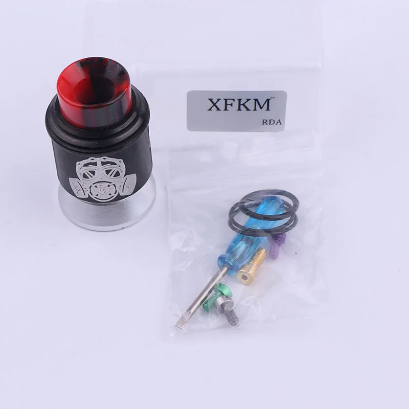 XFKM Apocalypse Mechlyfe RDA Atomizer With Wide Bore Drip Tip 24mm rebuildable Vaporizer Tank Fit 510 E Cigarette box mod | Электроника