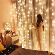 Светодиодный Шторы огни строки 3 м х 3 м 300 светодиодный s 220 v Xmas Фея Света для дома Свадебные/вечерние/Шторы/центр/якорь Фоновые украшения