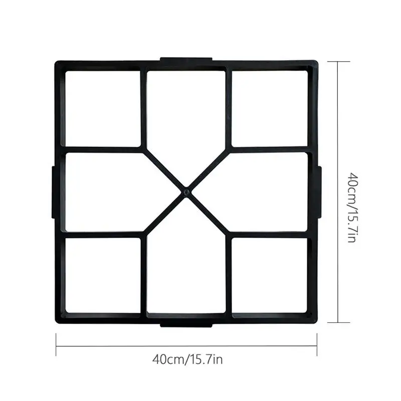 Для сада, сделай сам, пластиковая дорожка, модель тротуара, бетон, шаговый камень, цемент, форма, кирпич, дорожка, глина, тротуар, форма - Цвет: D
