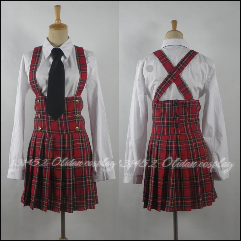 

Hot Selling APH Axis Powers Hetalia Cosplay Costume Dress W Academy Women Girl Wear School Uniform Party Cotton Dress
