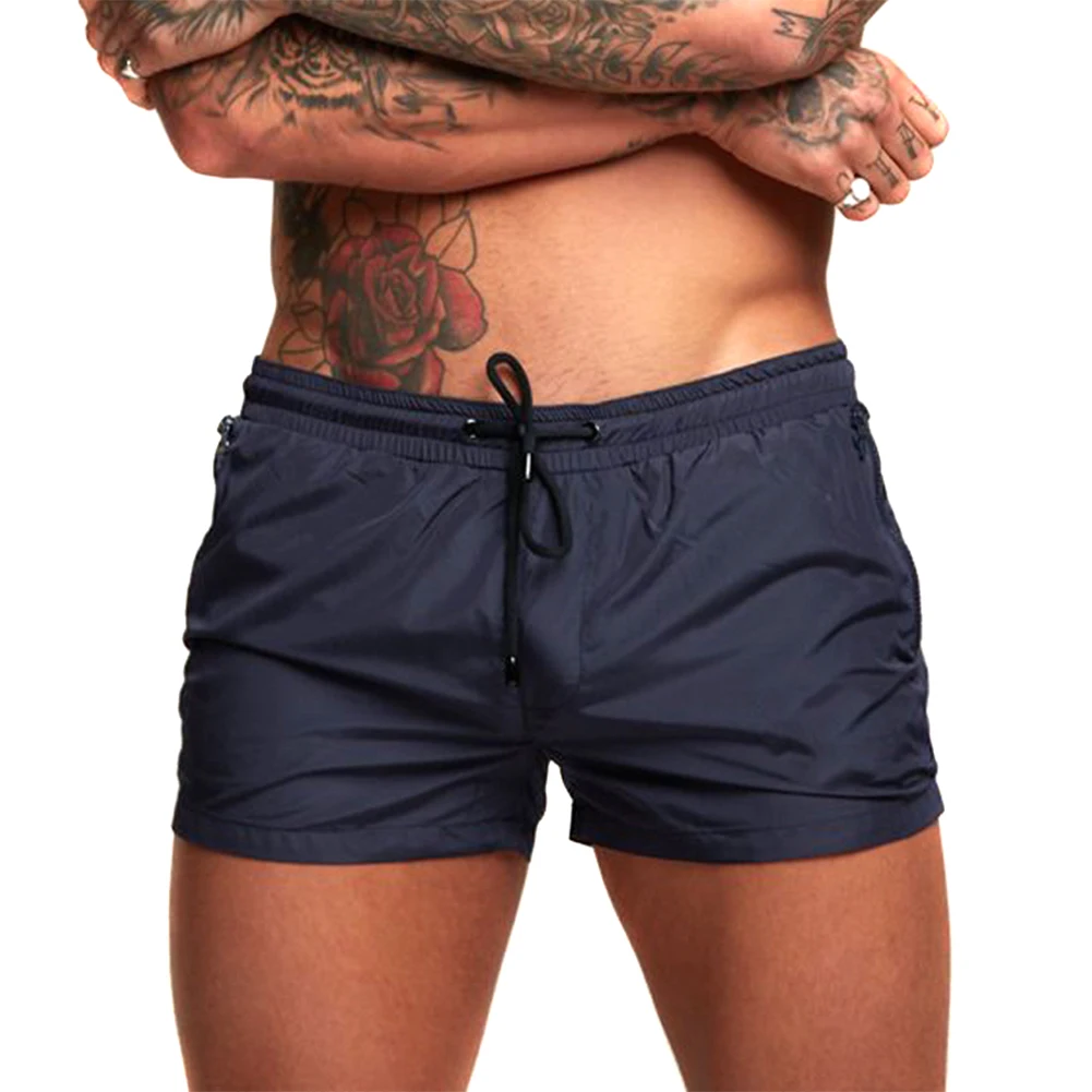 Мужские летние повседневные пляжные шорты быстросохнущие спортивные фитнес впитывающие пот уличные шорты XRQ88