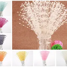 100 букет жемчужных цветов стволовых гирлянда из бусин спреи Свадебный букет Вечерние