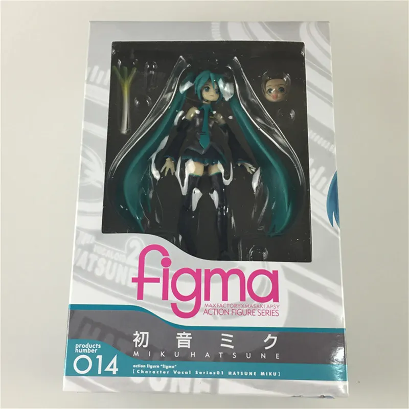 Аниме Хацунэ Мику фигурка Figma SP-060 014 024 гоночный Мику Ver. ПВХ фигурка Коллекционная модель детские игрушки кукла 14 см - Цвет: 014