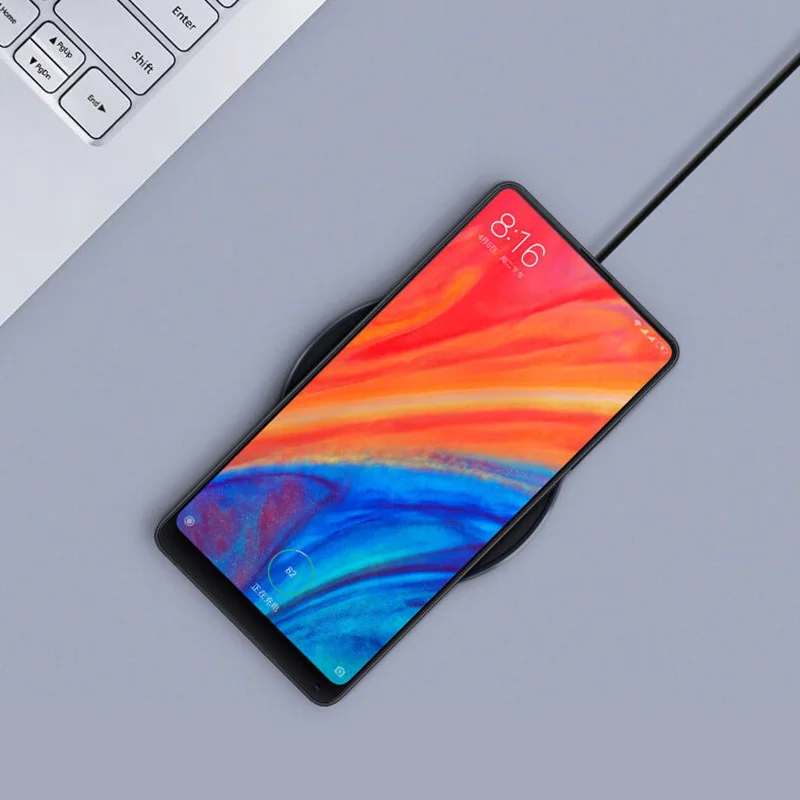 Оригинальное Беспроводное зарядное устройство Xiaomi Qi Smart Quick Charge быстрое 7 5 Вт для