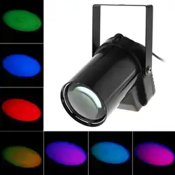 Продажа 3 Вт светодио дный RGB луч Pinspot свет полный Цвет прожектор сценического освещения эффект для DJ диско/КТВ/крючок