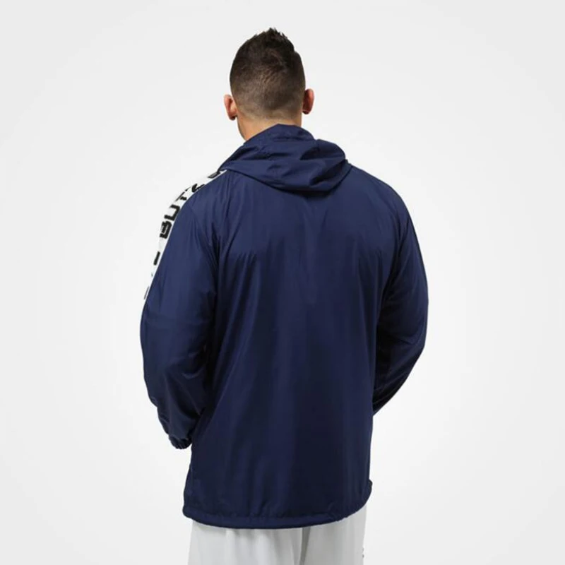 Jacket Men Sport Long Sleeved Hooded Sweatshirt (8)