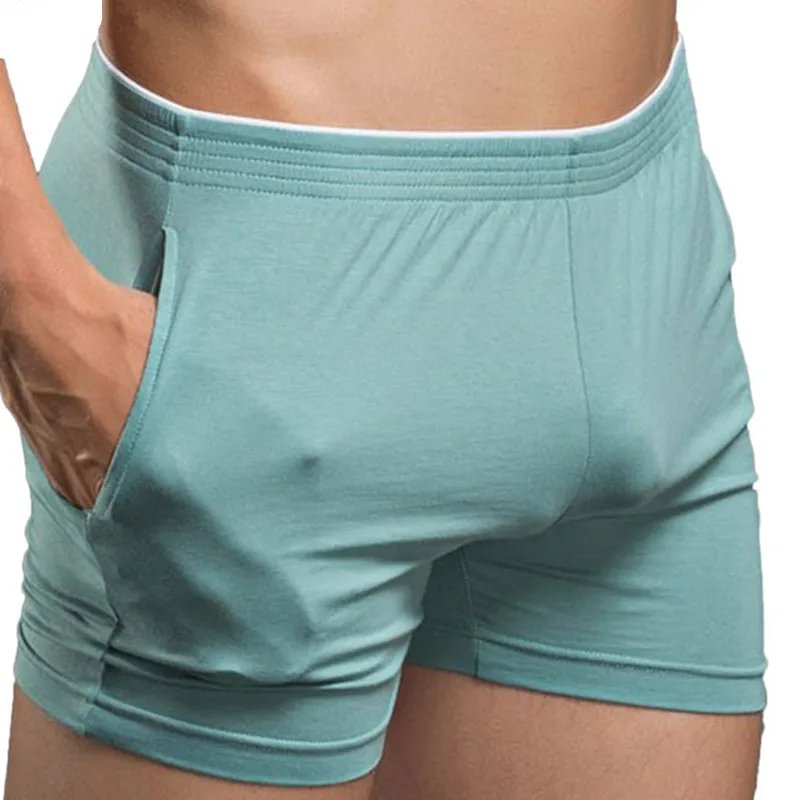 2016 Pajama Pants Men Mens Underwear Boxers Brand New Sleeping Bottom Cotton Sexy Boxershorts