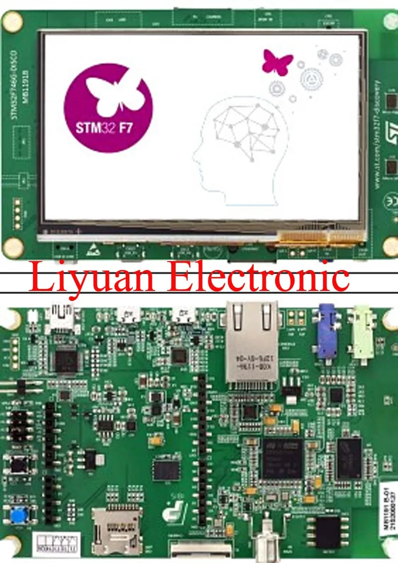 4," ЖК-STM32F746G-DISCO Cortex-M7 комплект обнаружения с STM32F746NG MCU ST-LINK/V2-1 макетная плата