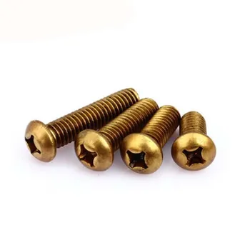 

M6 M8 Phillips Screws Round head Bolts Brass Pan head Machine Screw