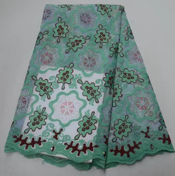 

2019 High quality french mesh lace african lace fabric for party dress 5yards/lot Nigerina lace fabric