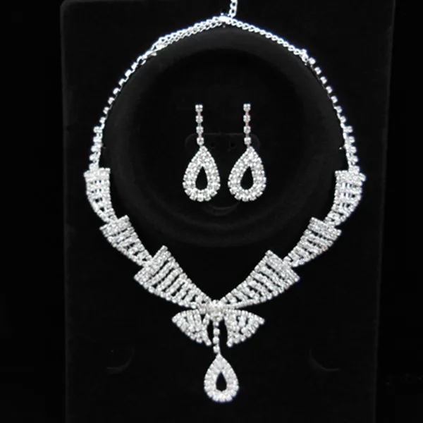 diamante wedding jewellery sets