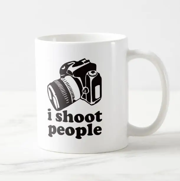 Hot I Shoot People Camera Coffee Mug Tea Cup Funny Camera