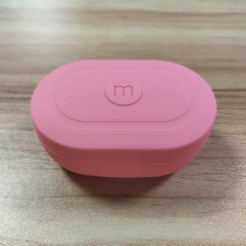 pink colour Силиконовый чехол для Xiaomi Redmi Airdots Bluetooth наушники TWSEJ04LS(черный) защитный чехол - Цвет: pink colour
