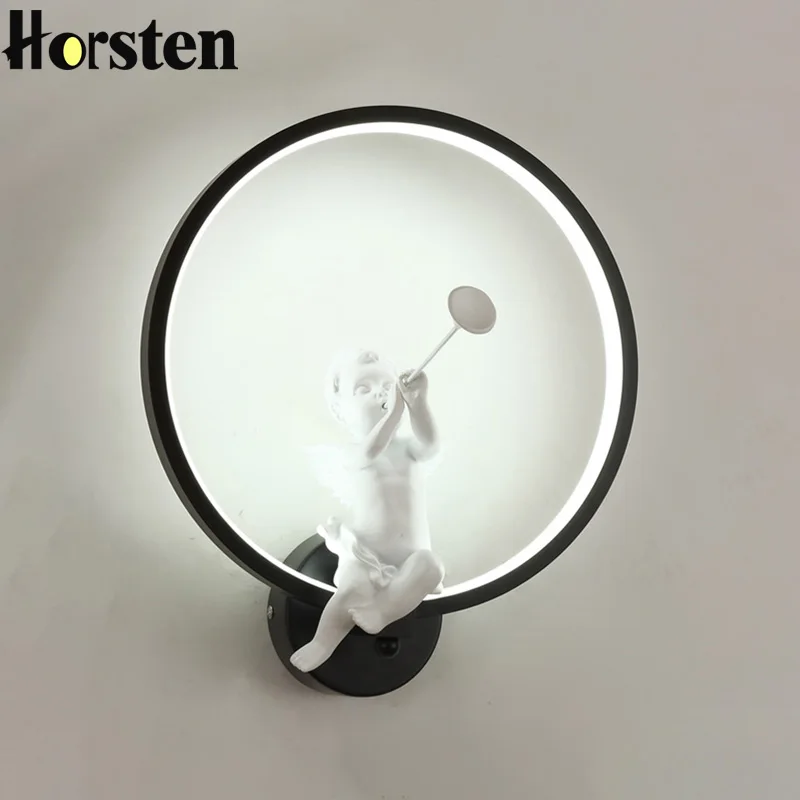 Настенный светильник Horsten светодиодный из металла смолы акрила|led wall light lamp|acrylic