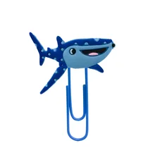 8 шт. милые морские закладки с животными для детей, милые скрепки, офисные канцелярские принадлежности, школьные принадлежности для учителя, студента, подарок на день рождения