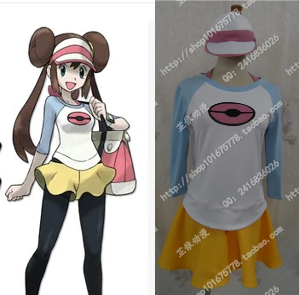 Gratis Verzending Pokemon Zwart-wit Versies Pocket Monsters Mei Cosplay Kostuum Met Hoed Gratis Verzending Pokemon Zwart-wit Versies Pocket Monsters Mei Cosplay Kostuum Met Hoed