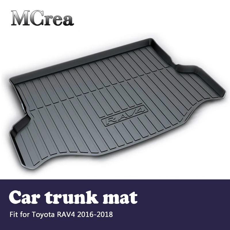 Коврик для багажника автомобиля MCrea коврик груза Toyota RAV4 2018 2017 2016 поднос