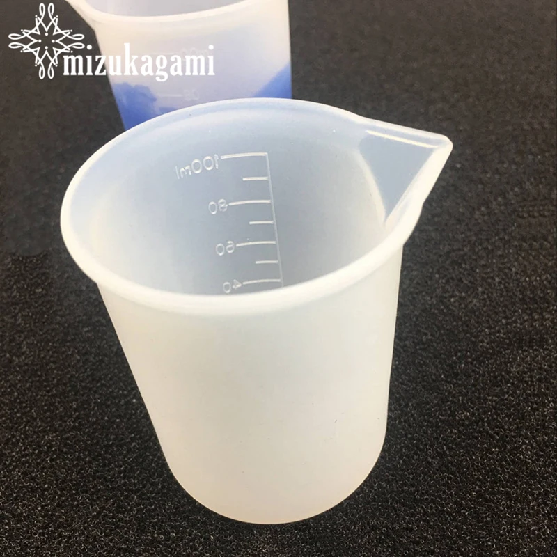 

1pcs UV Resin Measuring Cup Silicone Resin Glue Tools 100 ml Measuring Glass Crystal Scale Jewelry Tools Resin Molds For jewelry
