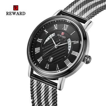 

Simple Men's Watches Luxury Stainless Steel Men Quartz Watch Male Bracelet Wristwatch Date Display Clock Relogio Masculino reloj