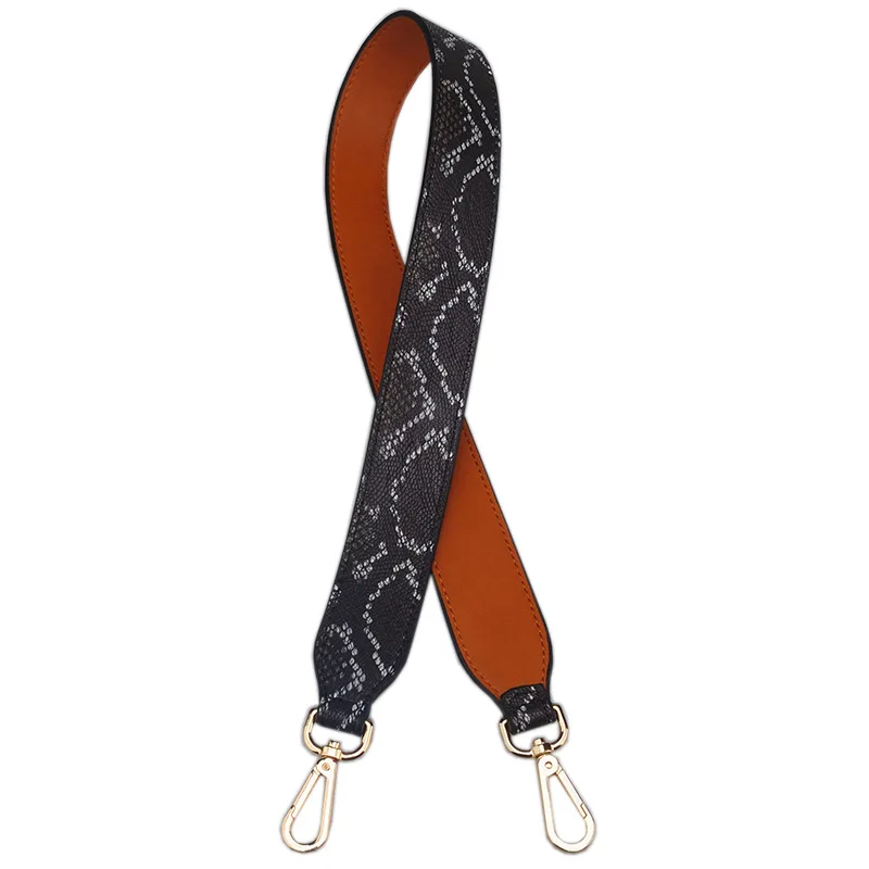 Women Wide Straps Color Single Shoulder Bag Flower All-match Color Straps For Bags Accessories  Handbag Straps Replacement