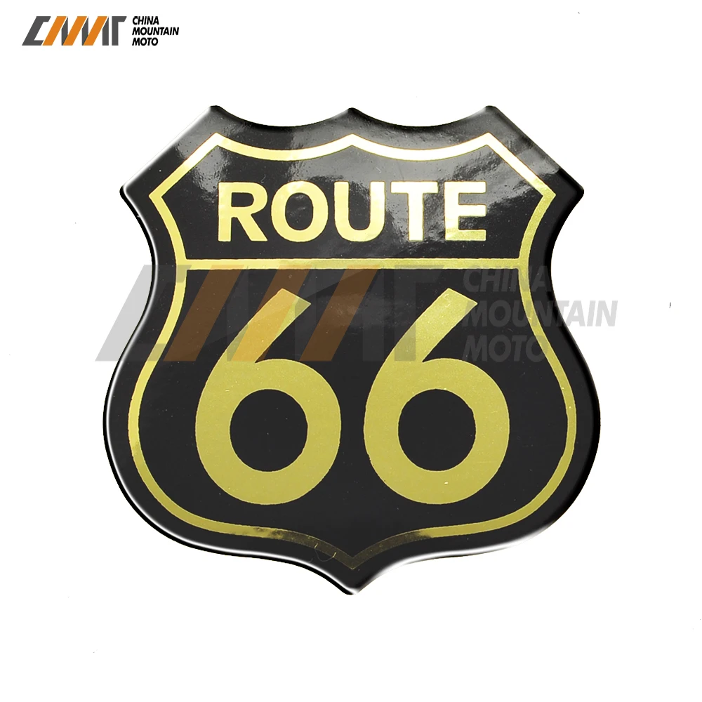 3D мотоцикл наклейка Америка US Route 66 стикер чехол для Harley Touring Electra Road Glide King BMW GS S1000 наклейки с индийской тематикой