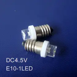 Высокое качество DC4.5V 5 В E10 LED световой сигнал, e10 индикатор E10 светодиод прибора лампочка лампа Бесплатная доставка 50 шт./лот
