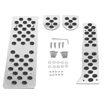 

Car Fuel Throttle Brake Foot Pedals Footrest Covers Plates Assembly Manual Transmission For VW Jetta Golf Passat Tiguan Touran