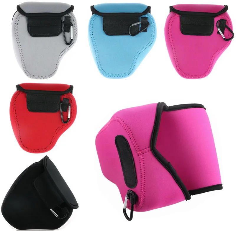 Protective Neoprene Soft Inner Camera Bag Case Cover For Canon EOS M5 M6 Pouch Black/Grey/Blue/Pink/Red | Электроника