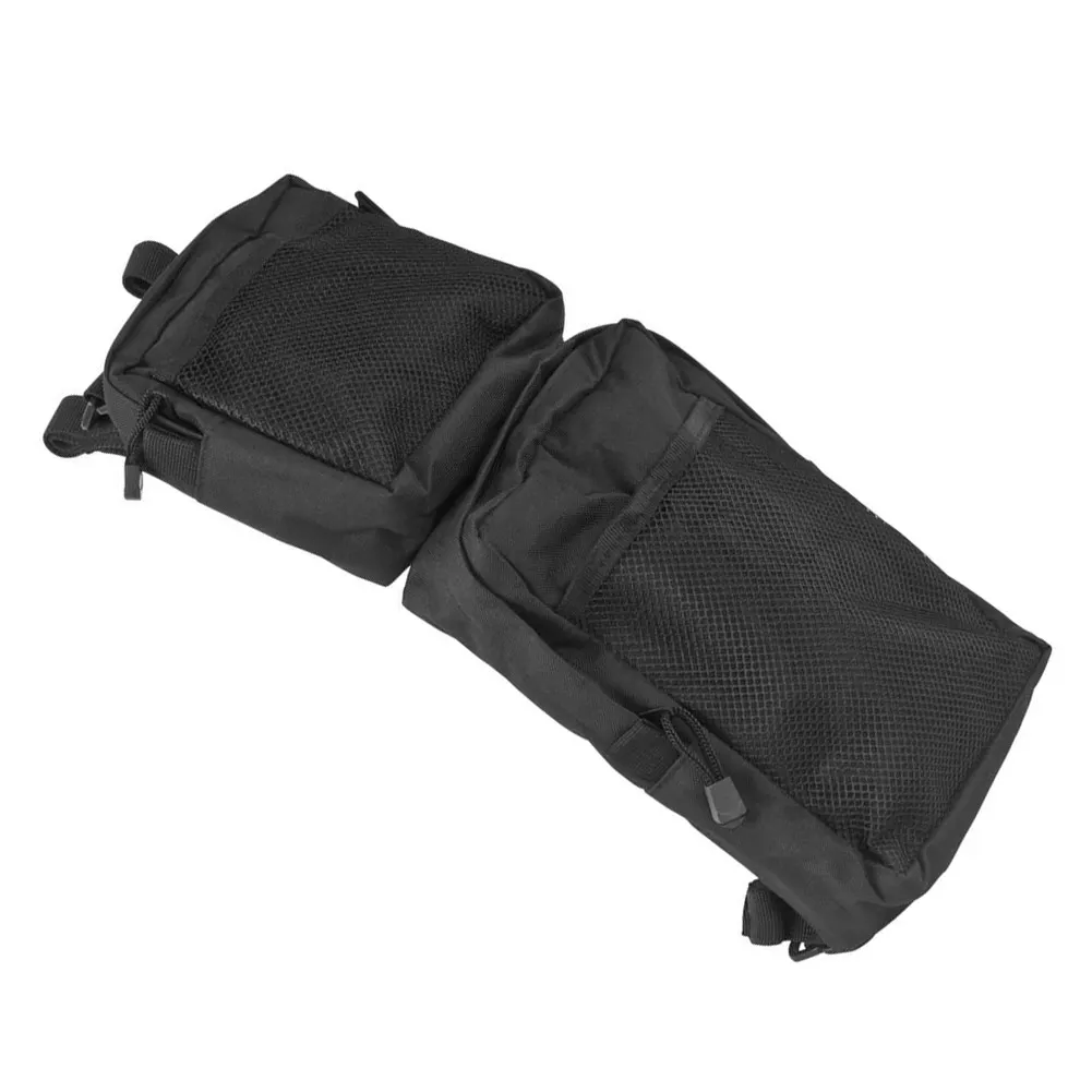 2PCS 600D Oxford ATV Fender Bags ATV Tank Saddle Bags Cargo Storage Hunting Beach