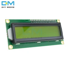 1602 16x2 16x2 HD44780 цифровой ЖК-дисплей модуль контроллера желтая подсветка Широкий угол обзора Высокая контрастность