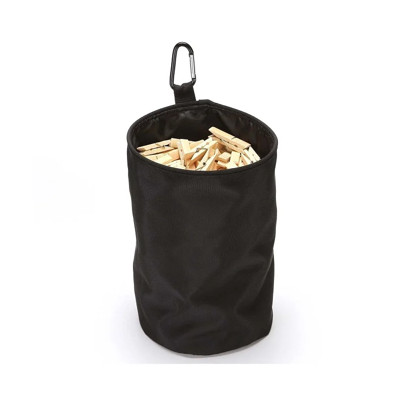 

1pcs Portable Collapsible Oxford Bag Hanging Clothes Peg Organizer Bags Home Organizer Waterproof and Dust-proof Storage Bag