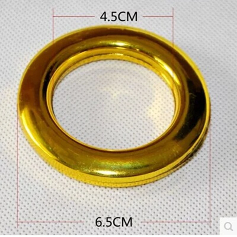 Новая мода высокое качество Аксессуары для штор большое римское кольцо римская втулка для штор s Золото и серебро отверстие копания круг