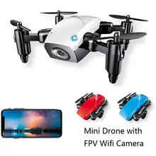 Global Drone S9W Mini Drone Folding Arms Altitude Hold One Key Ruturn Selfie Drone With Camera HD Quadrocopter VS JJRC H31