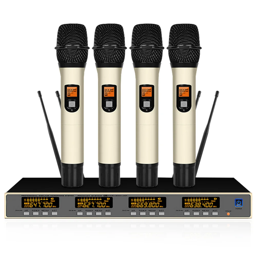 

Professional UHF wireless microphone outdoor K sing / conference room / family KTV / karaoke OK microphone