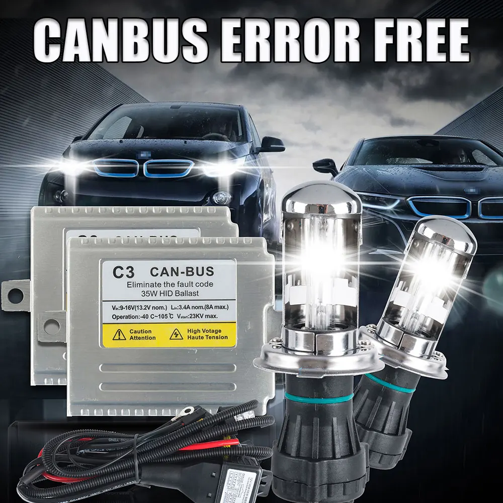 VW Amarok 55w Super White Xenon HID High//Low//Fog//Side Headlight Bulbs Set
