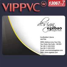 Сделайте визитную карточку a1367-7 шаблон для дизайна карт Однослойная печать прозрачность