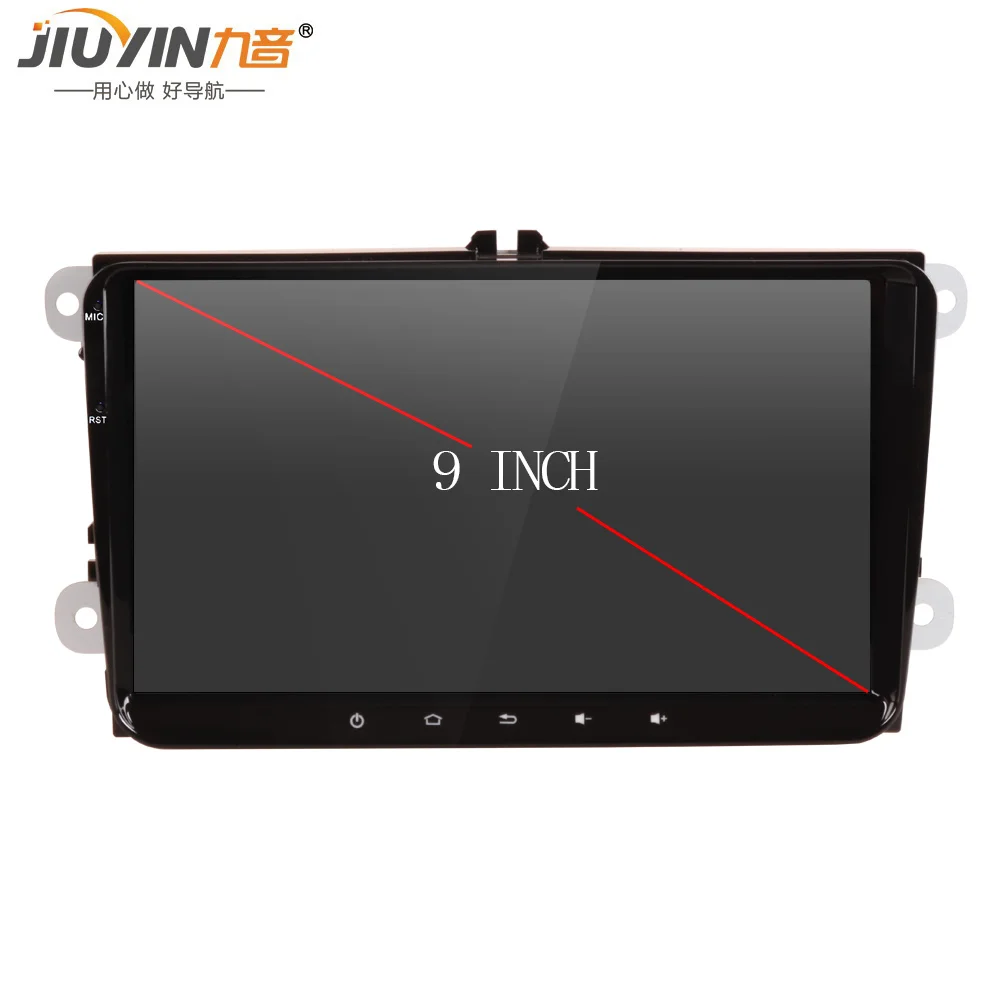 

JIUYIN 9" Android 8.1 Car GPS Navigation for VW Volkswagen SKODA GOLF 5 Golf 6 POLO PASSAT B5 B6 JETTA TIGUAN dvd player BT RDS