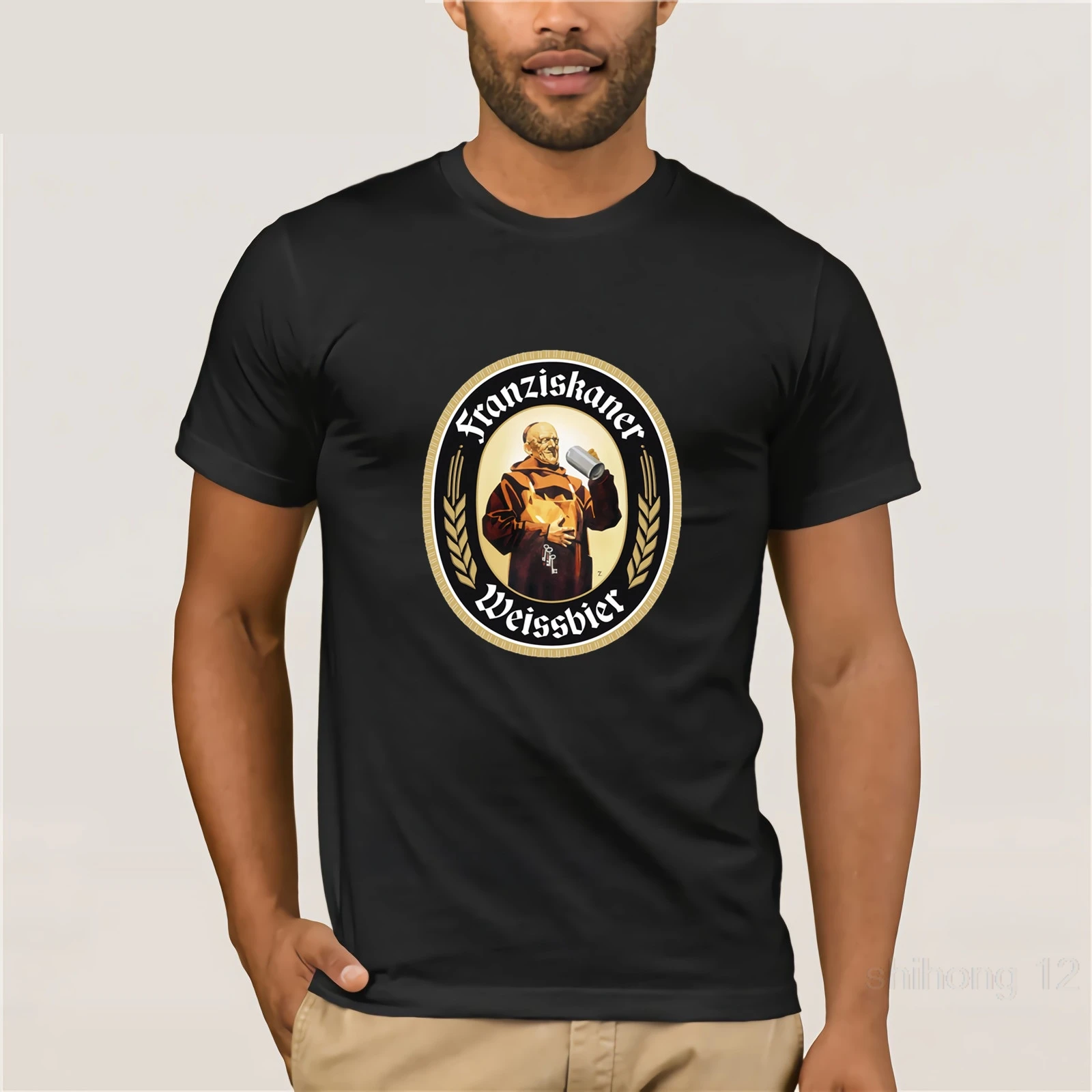 

franziskaner weissbier German Beer T-Shirt Trendy hot custom T-shirt Summer Mens T Shirt