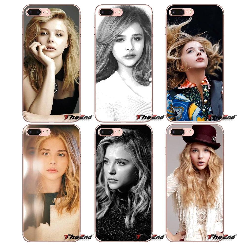 Сексуальная актриса девушка Хлоя Грация Морец чехол для iPhone X 4 4S 5 5S 5C SE 6 6S 7 8 Plus