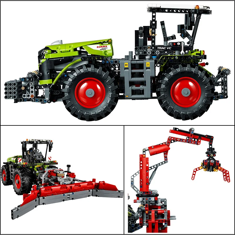 Technic CLAAS XERION 5000 TRA Building Blocks Electric Motors Power Functions Model Brick Compatible With Legoings Technic 42054