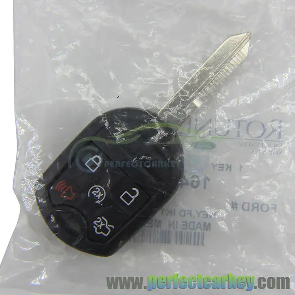 

Original 433Mhz 5button 4d63 80bit chip auto remote head key Transmitter car control For Ford Escape Edge Explorer F series
