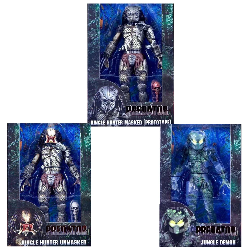 Predator 30th Anniversary Jungle Hunter Unmasked Action Figure Model Statue Toy