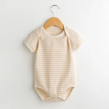 

newborn Baby Romper organic cotton baby clothing short-sleeved package hip Infant jumpsuit summer baby boys girls clothes