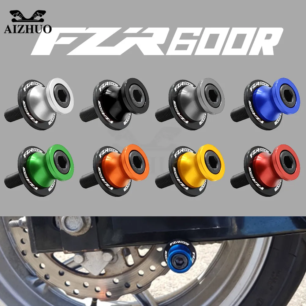 10mm CNC Motorcycle Swingarm Sliders Spools Slider Rear Swingarm Cover Protector For Yamaha FZR600R FZR 600R FZR 600 R 1990-1999