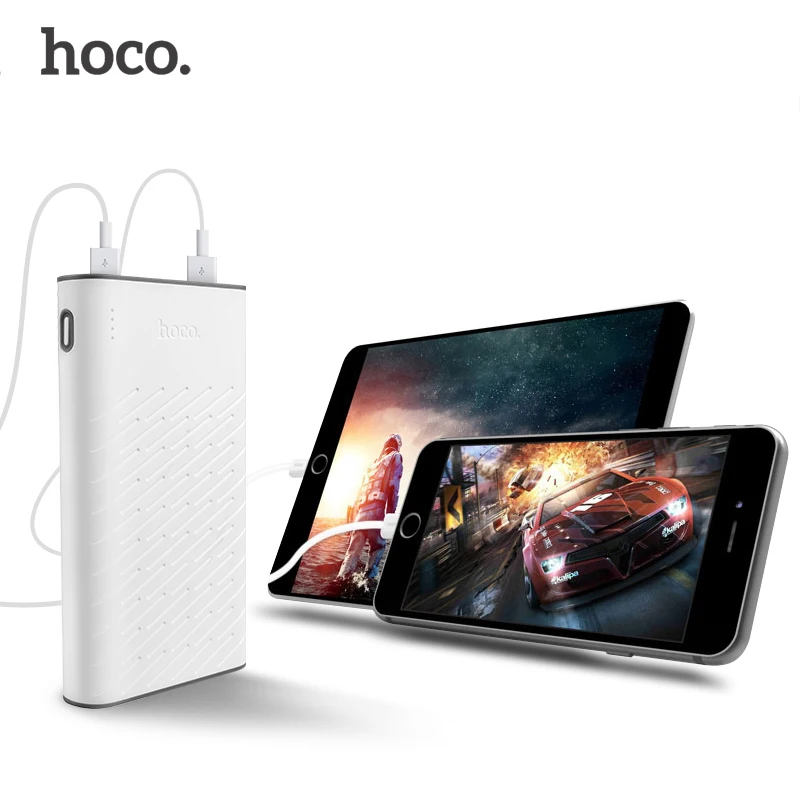 Портативное зарядное устройство HOCO B31 20000 мАч 18650 два USB порта 5 В/2 1 А мобильный