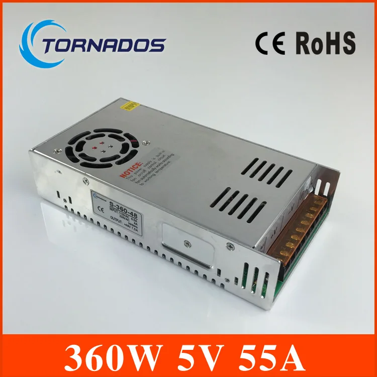 S-360-5 dc 5v 360w импульсный источник питания светодиодный драйвер Хорошее качество |