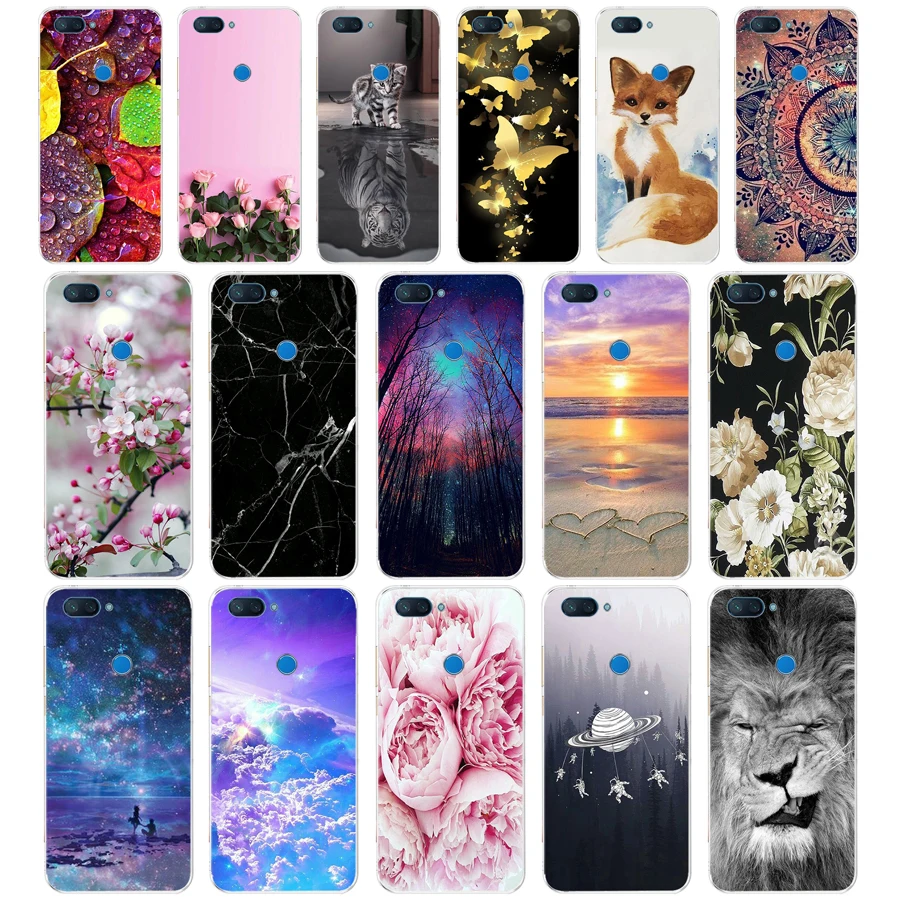

A silicone Cover For Xiaomi Redmi 6 Case Full Protection Soft tpu Back Cover Phone Cases For Xiaomi Redmi6 bumper 6 Coque