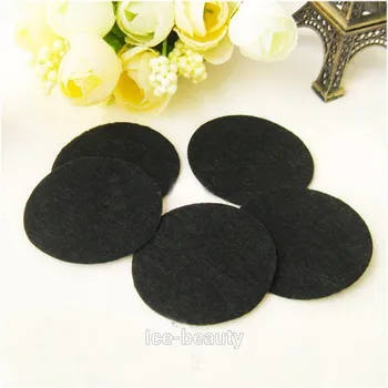 

4cm (1.5inch) Black Round Fabric Felt Circles for Bottom of Flower Accessories Round Felt Pack Patches 1000pcs/lot Free Shipping