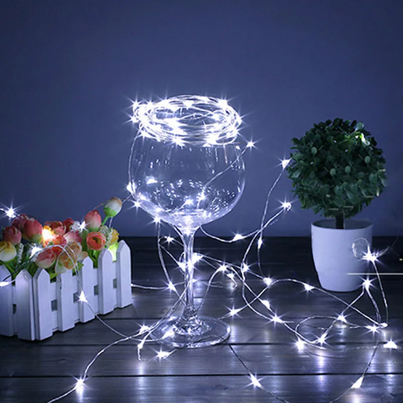 

USB led String Light 5m 10m Copper Wire tape for Holiday Party Wedding Christmas Decoration Lighting